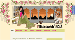 Desktop Screenshot of historiasdelaindia.com