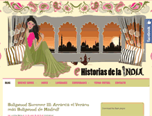 Tablet Screenshot of historiasdelaindia.com